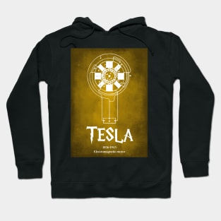 Nikola Tesla Electromagnetic Motor AC Hoodie